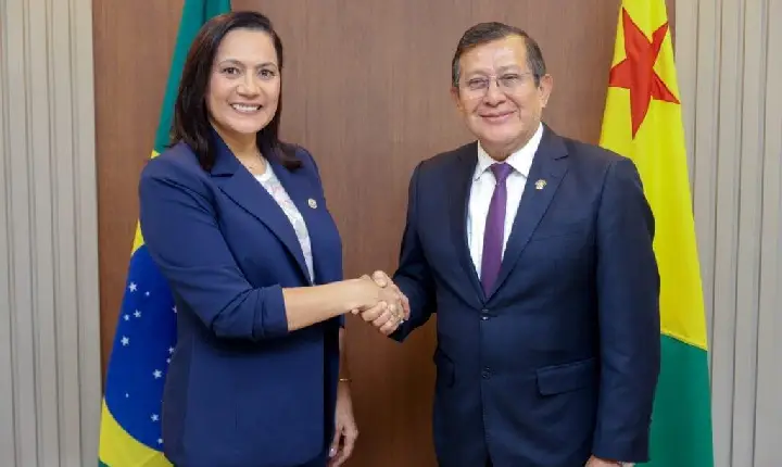 Governadora em exercício Mailza recebe deputado do Peru e fortalece agenda de integração para ampliar exportações entre Brasil e o país andino